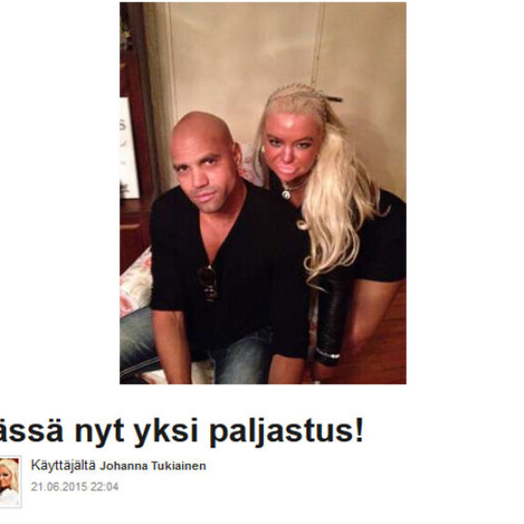 Johanna Tukiainen ihastui jenkkikomistukseen - yhteiskuvat julki!