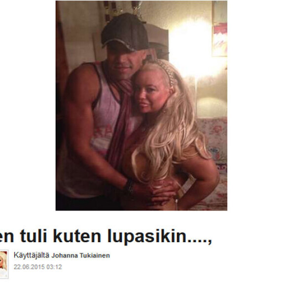 Johanna Tukiainen ihastui jenkkikomistukseen - yhteiskuvat julki!