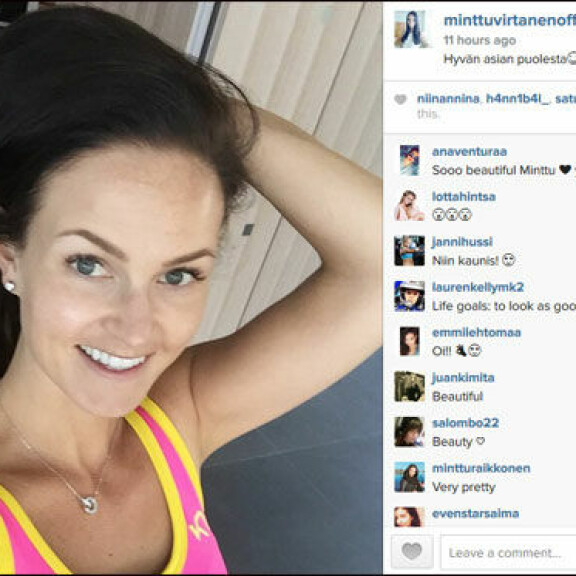 Kimin Minttu-rakas ilman meikkiä - wau, mikä kaunotar!