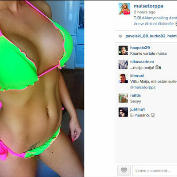 Aloittiko tissikohu-Maisa uuden sodan? Nyt fitnessiä vastaan!