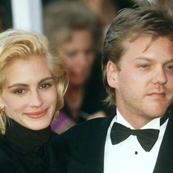 Julia Robertsin ja Kiefer Sutherlandin häät peruttiin vain päiviä ennen seremoniaa vuonna 1991. Julia Roberts Kiefer Sutherland