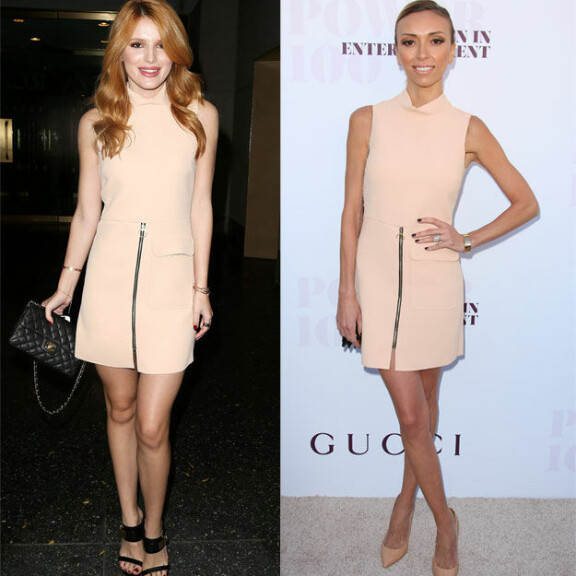 Bella Thorne vs. Giuliano Rancic - kumpaa Topshopin trendikäs mekko pukee paremmin?