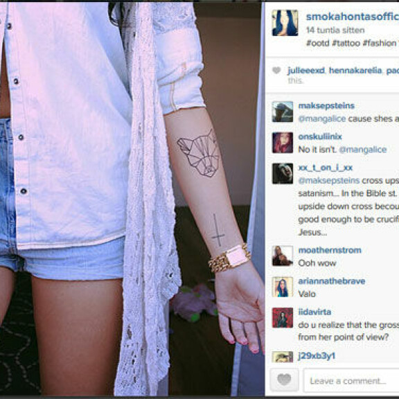 Kielinaisen uusi leijona-tatuointi symboloi uutta elämänalkua - video!