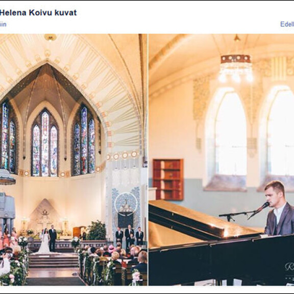 Kiekkoilija Mikko Koivun ja Helena-rakkaan romanttiset hääkuvat - katso!
