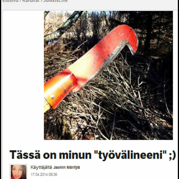 Ohhoh, minkä vehkeen kanssa Jasmin Mäntylä touhuaa - kuva!