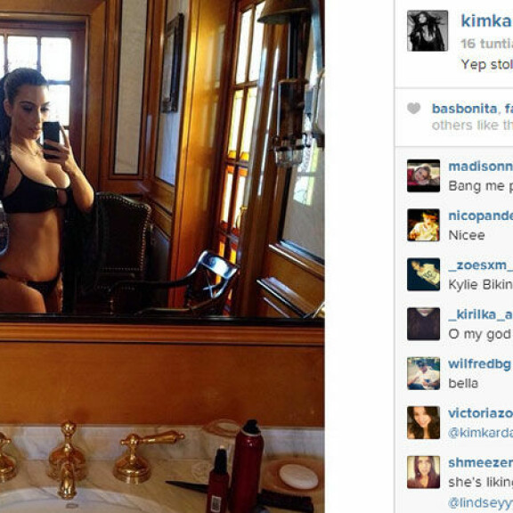 Huh, Kim Kardashian puristautui pikkusiskonsa bikineihin - vertailukuvat!