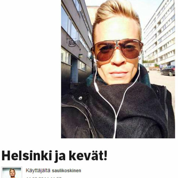 Sauli Koskinen esittelee blue steel -ilmeensä - kuva!