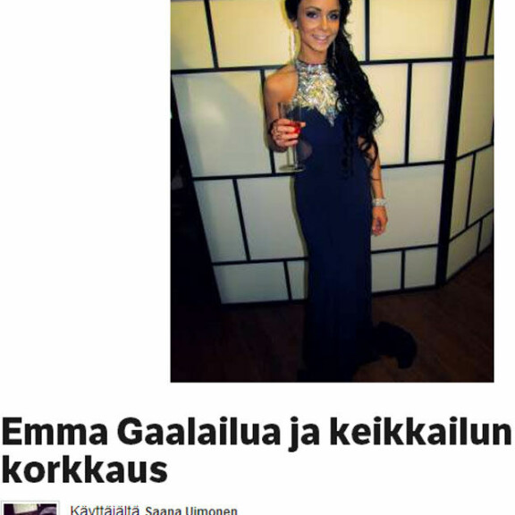 Wau, Saana Uimosesta kuoriutui oikea lady - kuva!
