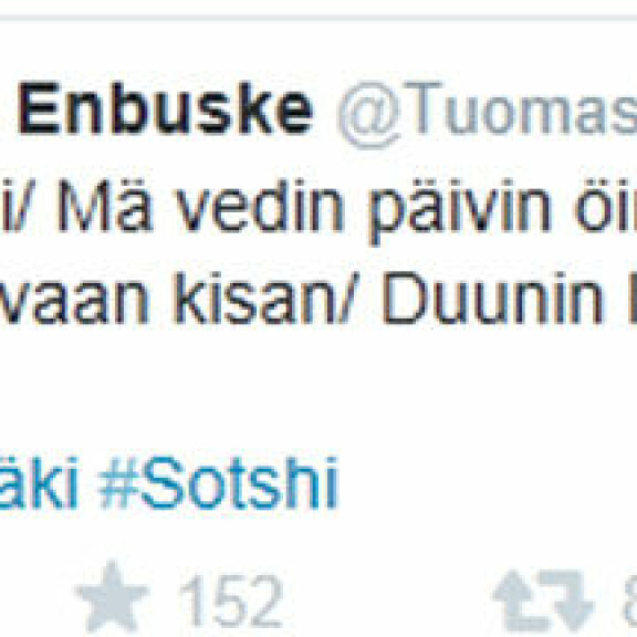 Julkkikset kettuilevat ministerille: Sammuiko ensin Arhinmäki vai olympiatuli?