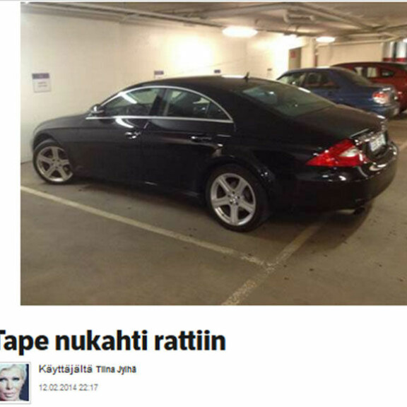 Hui, Tiina Jylhän rakas Tape nukahti rattiin - kuinka kävi?