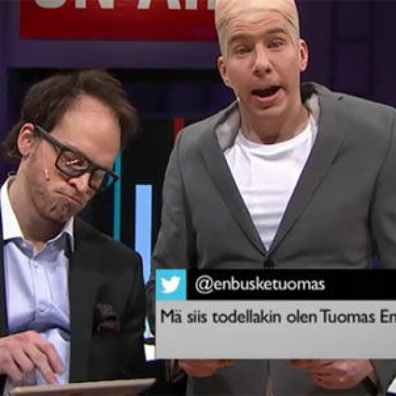 Putous-tähdet parodioivat hulvattomasti suosikkijuontajia - katso!