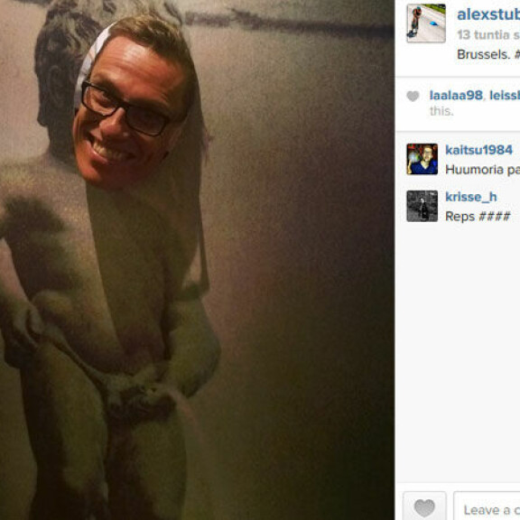 Alexander Stubb julkaisi itsestään hassun pissakuvan!