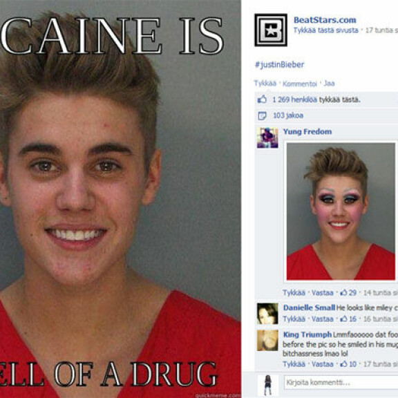 Nyt riemu repeää: netti on täynnä hulvattomia Bieber-vitsejä - kuvat!