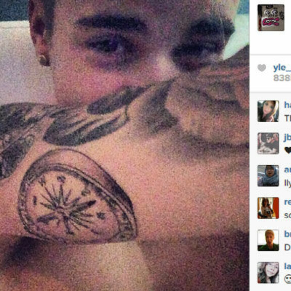 Justin Bieber esittelee uusia tatuointejaan - kuvat!