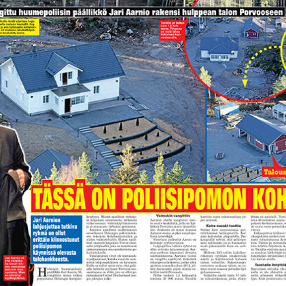 Vangitun huumepoliisin Jari Aarnion tontilla rikottu lakia - katso miten!
