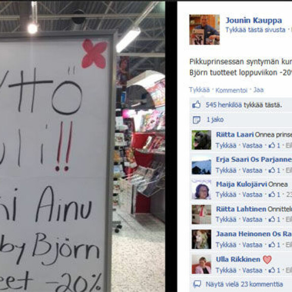 Tässä on tv-tähtien suloinen vauva - sai lahjan Rovio-pomolta!