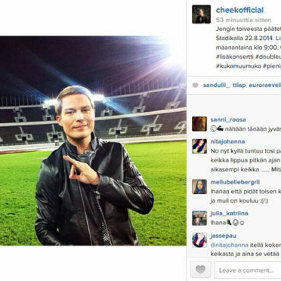Trokareiden pahin painajainen: Cheekille lisäkeikka Olympiastadionille!