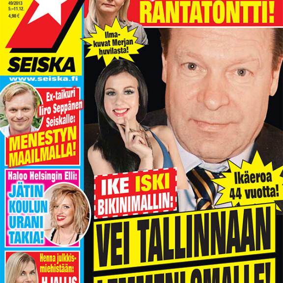 Ike Kanerva ja nuori bikinimalli: kaikki lemmekkäästä suhteesta!