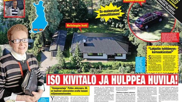 Kohusaarnaaja Jalovaaran miljoonaomaisuus: Mihin sullot setelisi, Pirkko? Kohusaarnaaja Jalovaaran miljoonaomaisuus: Mihin sullot setelisi, Pirkko?