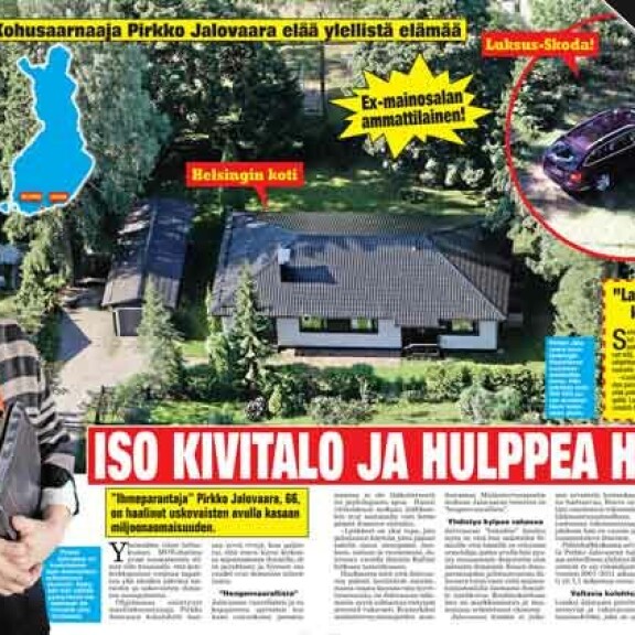 Kohusaarnaaja Jalovaaran miljoonaomaisuus: Mihin sullot setelisi, Pirkko?