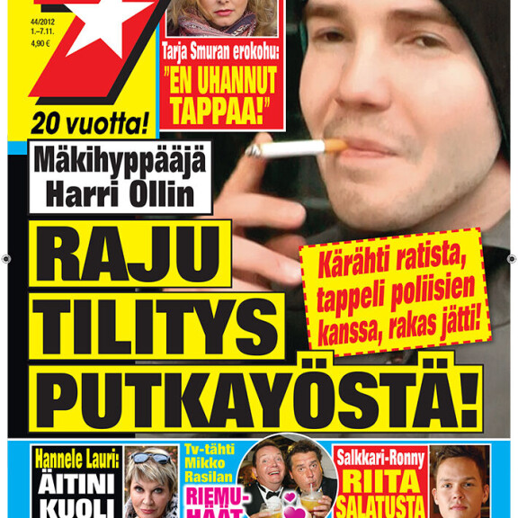 Seiskassa 2012: Harri Ollin teitä julkisuudessa on seurattu Seiskassa vuosia. harri olli