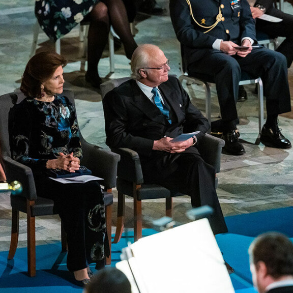 Silvia nähtiin viimeksi julkisuudessa viime viikolla (10.12.) Nobel-seremonioissa. Ruotsin hallitsijapari Kaarle Kustaa ja Silvia