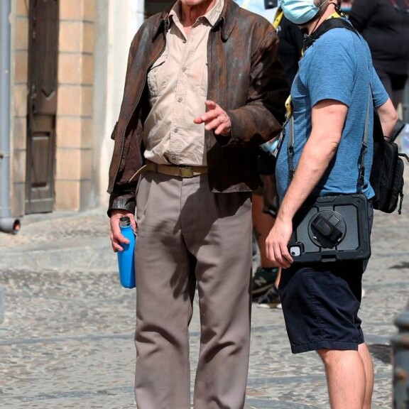 Harrison Ford palaa Indiana Jonesin kenkiin parhaillaan kuvattavassa elokuvassa. Harrison Ford