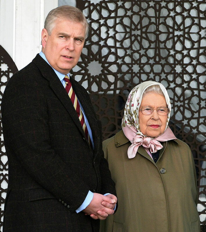 Prinssi Andrew ja kuningatar Elisabet