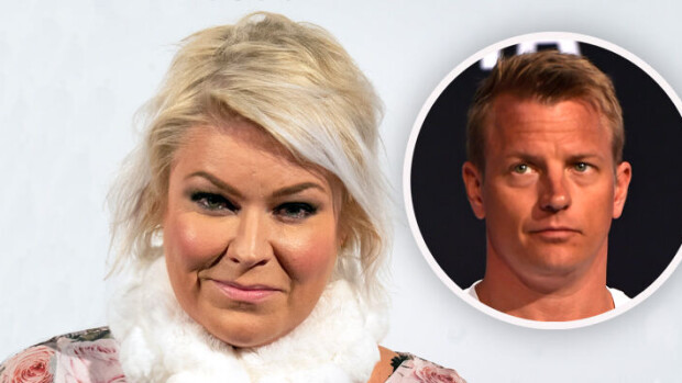 Apua! Minna Kuukka sai ylinopeussakot - tilannekuva naurattaa: 'Onko tuo Kimi Räikkönen?' Minna Kuukka ja Kimi Räikkönen