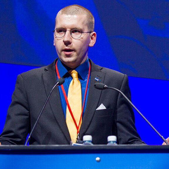 Sebastian Tynkkynen oli jo vuonna 2015 mukana politiikassa. sebastian tynkkynen