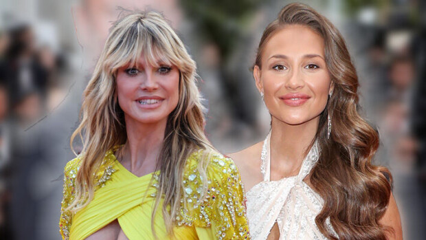 Päihitti Johanna Harlinin tirkistysaukon! Heidi Klum säväytti superrohkeassa asussa punaisella matolla Heidi Klum ja Johanna Harlin