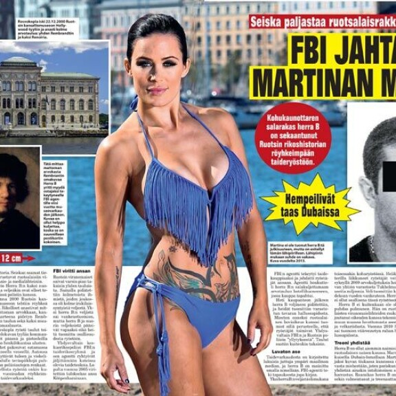 SEISKA 20/2020 Seiska paljasti viime marraskuussa, kuka on Martinan tumma miljonäärirakas. Selvisi, että herra B  oli sekaantunut Ruotsin historian tunnetuimpaan taideryöstöön. SEISKA 20/2020 Seiska paljasti viime marraskuussa, kuka on Martinan tumma miljonäärirakas. Selvisi, että herra B  oli sekaantunut Ruotsin historian tunnetuimpaan taideryöstöön.