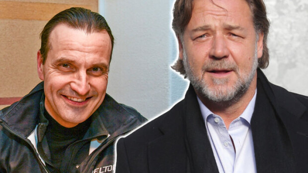 Maailmantähti menetti hermonsa! Lahtelainen Hollywood-tähtitoimittaja Teemu Virtanen kysyi Oscar-gaalassa Russell Crowelta kaikkien aikojen kysymyksen: ”Hän vain katsoi minua ja tokaisi…” Teemu Virtanen ja Russell Crowe