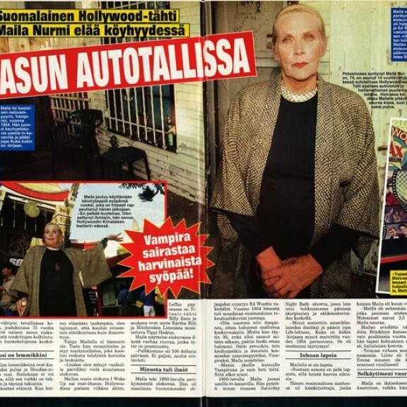 SEISKA 47/1998 Maila kertoi Seiskalle vuonna 1998 pettyneensä ihmisiin. – En pelkää kuolemaa. SEISKA 47/1998 Maila kertoi Seiskalle vuonna 1998 pettyneensä ihmisiin. – En pelkää kuolemaa.