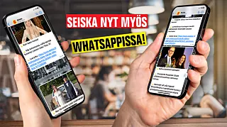 Seiska on nyt suomalaisten suosikkisovelluksessa – näin liityt ilmaiselle Whatsapp-kanavalle